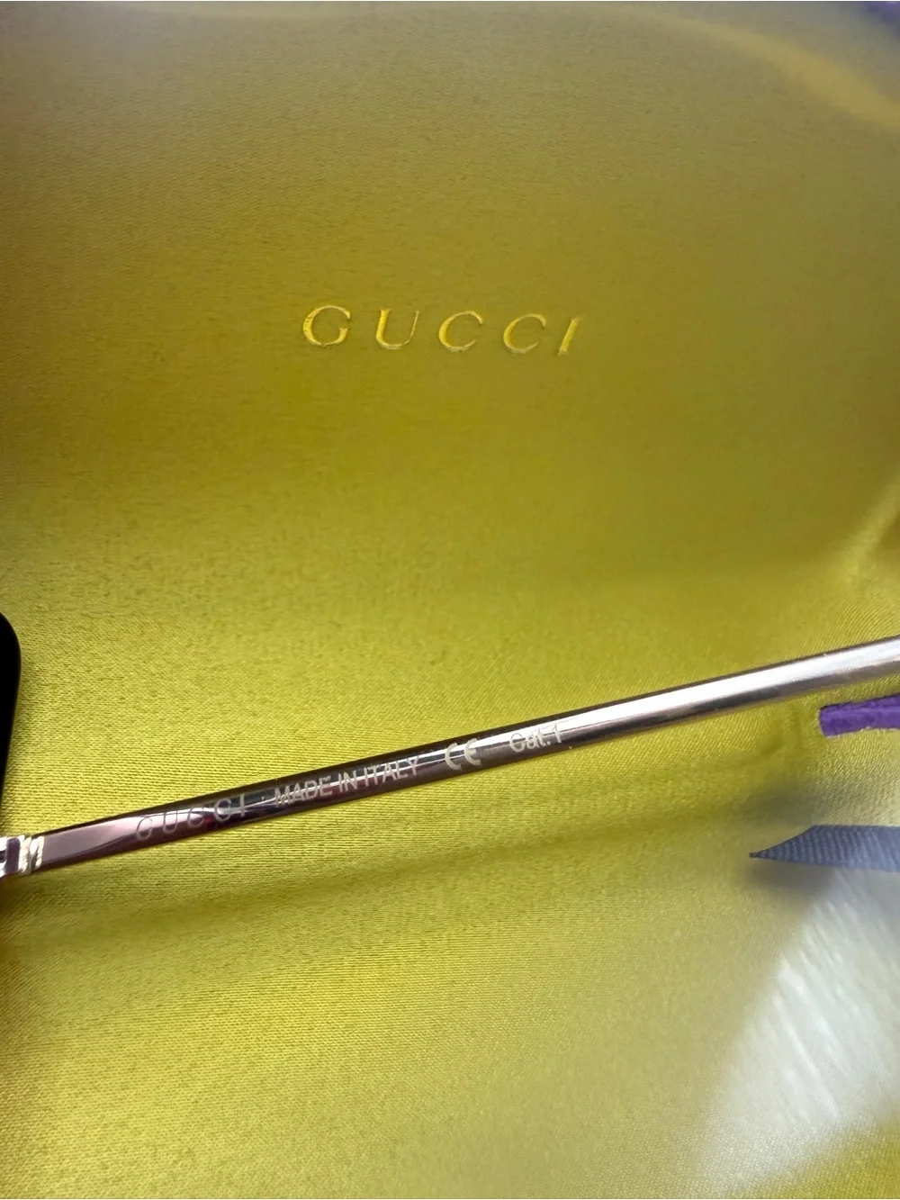 Gucci Oversized Square Sunglasses - Pink Gradient/Brown Frame GG0435SA
